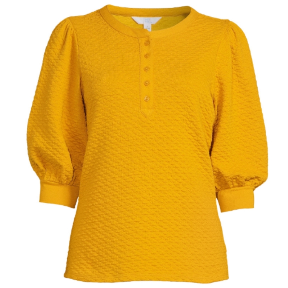 Time and Tru Women'sQuilted Top.Sizes XXL(20) Apple Juice Color.